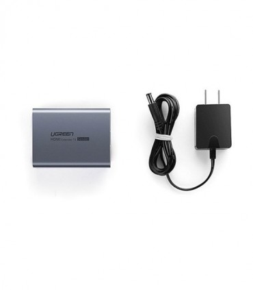 افزایش طول HDMI بر روی کابل شبکه (فرستنده) تا 50 متر یوگرین 50739 CM196