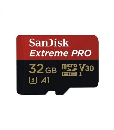 کارت حافظه microSDHC سن دیسک Extreme PRO کلاس 3 سرعت 170MBps ظرفیت 32 گیگابایت همراه با آداپتور SD