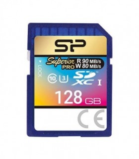 کارت حافظه SDXC سیلیکون پاور Superior Pro کلاس 10 سرعت 90MBps ظرفیت 128 گیگابایت