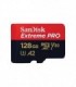 کارت حافظه microSDXC سن دیسک Extreme PRO کلاس 10 سرعت 200MBps ظرفیت 128 گیگابایت همراه با آداپتور SD