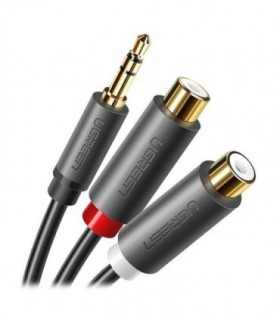 تبدیل 1 به 2 صدا استریو 3.5 میلی متر به RCA ماده یوگرین 10547 AV109