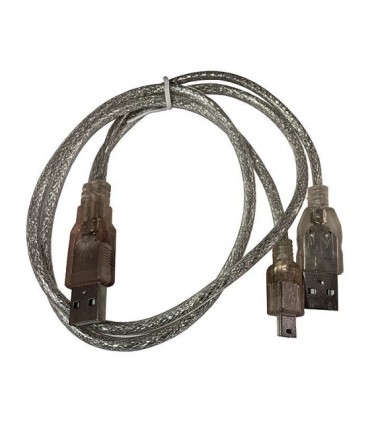 کابل Mini USB 5pin همراه پورت تقویت کننده USB 2.0 (هارد)