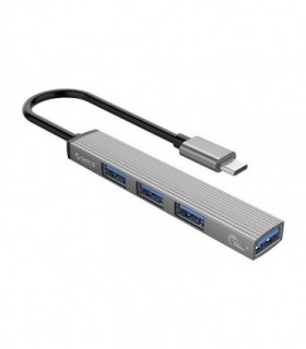 هاب 4 پورت Type C به USB 3.0 - 2.0 اوریکو AH-13
