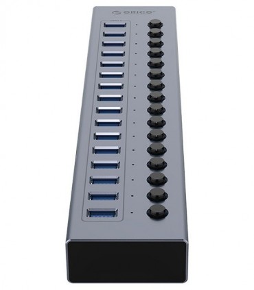 هاب 16 پورت USB 3.0 کلید دار همراه آداپتور اوریکو BT2U3-16AB