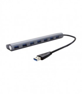 هاب 7 پورت USB 3.0 همراه آداپتور فرانت FN-U3H437