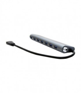 هاب 7 پورت USB 3.0 همراه آداپتور فرانت FN-U3H437