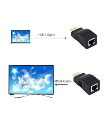 افزایش طول HDMI بر روی کابل شبکه تا 30 متر وی نت V-EXHD1330