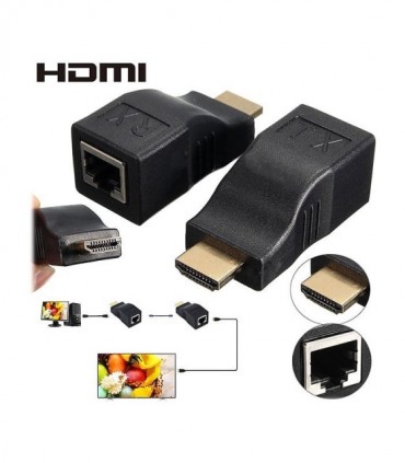 افزایش طول HDMI بر روی کابل شبکه تا 30 متر وی نت V-EXHD1330