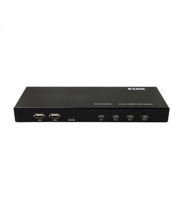 کی وی ام سوئیچ 4 پورت HDMI دی لینک DKVM-410H