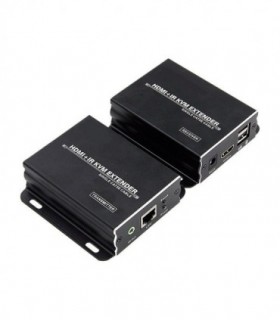 افزایش طول HDMI بر روی کابل شبکه تا 50 متر با قابلیت KVM لایمستون LS-HKE50