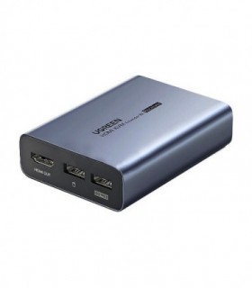 گیرنده افزایش طول HDMI و USB بر روی کابل شبکه تا 150 متر یوگرین 70438 CM291