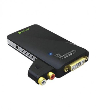 تبدیل USB 2.0 به HDMI و VGA و DVI با کیفیت 1080p همراه صدا فرانت FN-U2D103