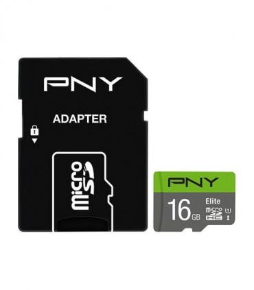 کارت حافظه microSDHC پی ان وای Elite کلاس 10 سرعت 85MBps ظرفیت 16 گیگابایت همراه با آداپتور SD