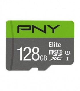 کارت حافظه microSDHC پی ان وای Elite کلاس 10 سرعت 85MBps ظرفیت 128 گیگابایت همراه با آداپتور SD
