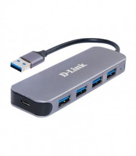 هاب 3 پورت USB 3.0 با 1 پورت شارژ همراه آداپتور دی لینک DUB-1340