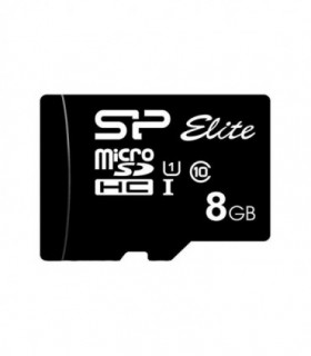 کارت حافظه microSDHC سیلیکون پاور Elite کلاس 10 سرعت 85MBps ظرفیت 8 گیگابایت همراه با آداپتور SD