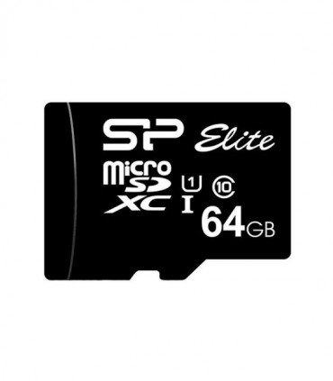 کارت حافظه microSDXC سیلیکون پاور Elite کلاس 10 سرعت 85MBps ظرفیت 64 گیگابایت همراه با آداپتور SD