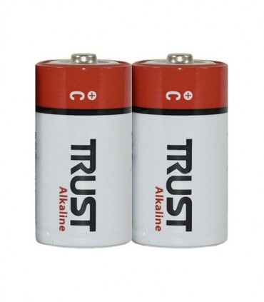 باتری سایز متوسط C آلکالاین تراست بسته 2 عددی