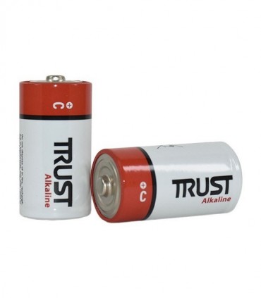 باتری سایز متوسط C آلکالاین تراست بسته 2 عددی
