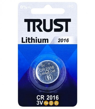 باتری سکه ای CR2016 تراست بسته 1 عددی