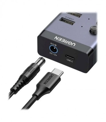 هاب 7 پورت USB 3.0 کلید دار همراه آداپتور یوگرین 30778 CM481