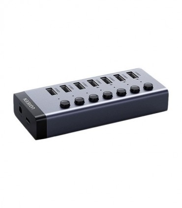 هاب 7 پورت USB 3.0 کلید دار همراه آداپتور یوگرین 30778 CM481