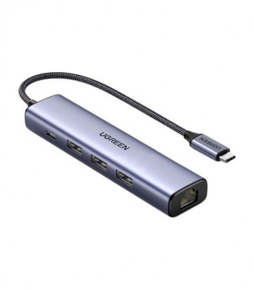 هاب 5 پورت Type C به USB 3.0 با قابلیت PD یوگرین CM475