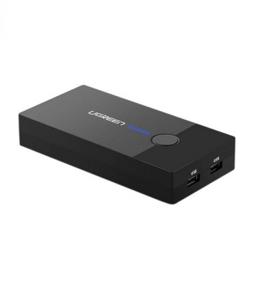 کی وی ام سوئیچ 2 پورت VGA با پورت USB همراه کابل یوگرین 30357