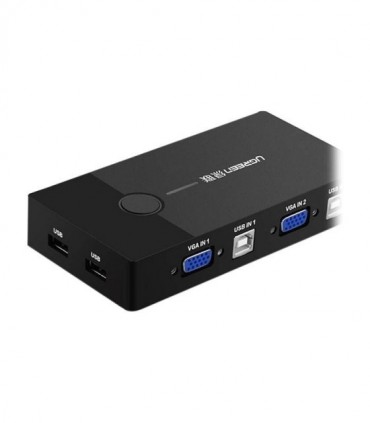 کی وی ام سوئیچ 2 پورت VGA با پورت USB همراه کابل یوگرین 30357