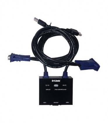 کی وی ام سوئیچ 2 پورت VGA دی لینک DKVM‑221