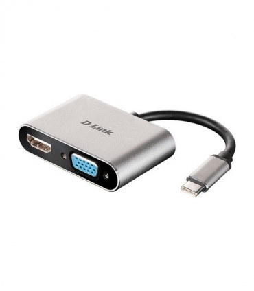تبدیل Type C به HDMI و VGA دی لینک DUB-V210