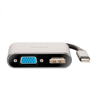 تبدیل Type C به HDMI و VGA دی لینک DUB-V210