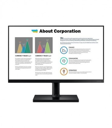 مانیتور گیمینگ سامسونگ LF24T450FQ سایز 24 اینچ