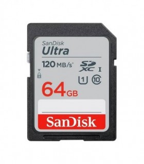 کارت حافظه SDXC سن دیسک Ultra کلاس 10 سرعت 120MBps ظرفیت 64 گیگابایت