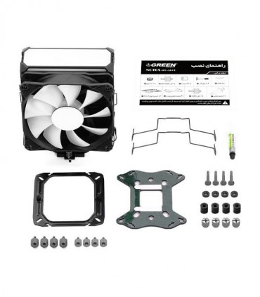 خنک کننده پردازنده گرین NOTUS 400-ARGB