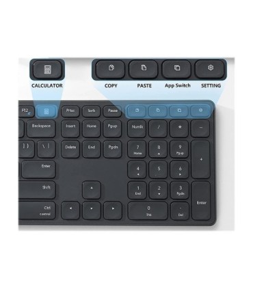 کیبورد و ماوس بی سیم رپو 9800M