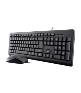 کیبورد و ماوس باسیم تراست TKM-250 با حروف فارسی