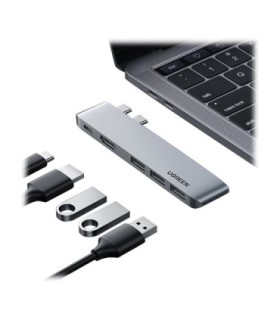 هاب 5 پورت Type C به USB 3.0 با پورت HDMI یوگرین 60559 CM251