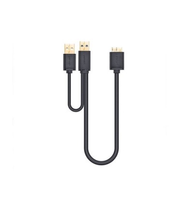 کابل Micro USB 3.0 همراه پورت تقویت کننده USB 2.0 (هارد) یوگرین US140