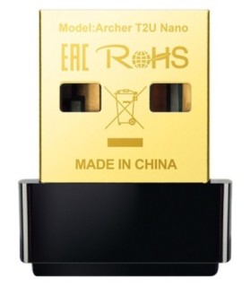 کارت شبکه بی سیم AC600 دو باند USB 2.0 تی پی لینک Archer T2U Nano