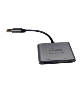 تبدیل USB 3.0 به HDMI و VGA امگا OM-DYC41