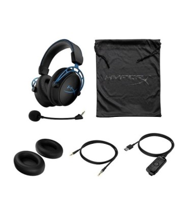 هدست گیمینگ باسیم هایپر ایکس CLOUD Alpha S HX-HSCAS-BL/WW 4P5L3AA