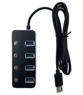 هاب 4 پورت USB 3.0 کلید دار کی نت K-HUAMH504