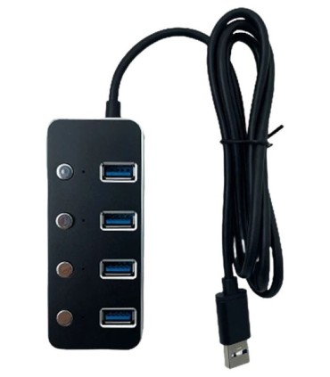 هاب 4 پورت USB 3.0 کلید دار کی نت K-HUAMH504