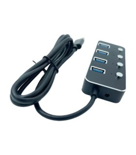 هاب 4 پورت USB 3.0 کلید دار کی نت K-HUAMH504