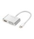 تبدیل Type C به HDMI و VGA یوگرین CM162
