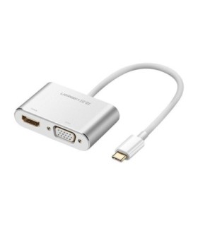 تبدیل Type C به HDMI و VGA یوگرین CM162