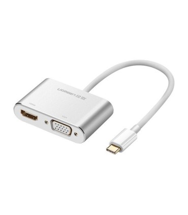 تبدیل Type C به HDMI و VGA یوگرین CM162