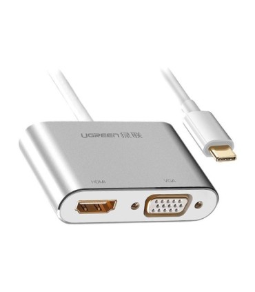 تبدیل Type C به HDMI و VGA یوگرین CM162