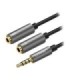 تبدیل 1 به 2 صدا هدست 3.5 میلی متر ماده TRRS (AUX) یوگرین 30619 AV141